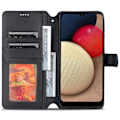 Miniatyrbild 6 av 6: AZNS Samsung Galaxy A04s / A13 5G Fodral Läder Svart