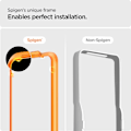 Miniatyrbild 6 av 6: Spigen iPhone 15 2-PACK ALM Glas FC Heltäckande Skärmskydd