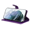 Miniatyrbild 3 av 6: Samsung Galaxy S23 Ultra Fodral Solid Läder Lila