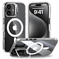 Miniatyrbild 1 av 5: Tech-Protect iPhone 16 Skal MagSafe MagStand Clear