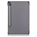 Miniatyrbild 3 av 5: Samsung Galaxy Tab S7 / Tab S8 - Tri-Fold Fodral - Grå Grey Grå
