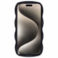 Miniatyrbild 2 av 6: iPhone 15 Pro Mobilskal Wavy Textur Svart