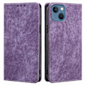 Miniatyrbild 1 av 6: iPhone 15 Plus Fodral RFID Flip Retro Lila