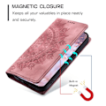 Miniatyrbild 6 av 6: Xiaomi Redmi Note 14 4G Fodral Flip Mandala Läder Roséguld