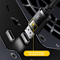 Miniatyrbild 4 av 6: Baseus DP DisplayPort Hane Kabel 2m, 8K Stöd Svart