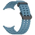 Miniatyrbild 2 av 6: Galaxy Watch Ultra 47 mm Armband Wave Design Blå