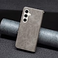 Miniatyrbild 6 av 6: Samsung Galaxy S24 FE Fodral Läder Grå