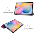 Miniatyrbild 3 av 5: Samsung Galaxy Tab S6 Lite - Tri-Fold Fodral - Lila Purple Lila