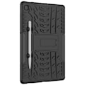 Miniatyrbild 4 av 5: Samsung Galaxy Tab S6 Lite Skal Rugged Kickstand Armor Svart Black Svart