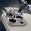 Miniatyrbild 2 av 4: Tech-Protect iPhone 16e Linsskydd Härdat Glas CamFit+ Transparent