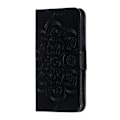 Miniatyrbild 3 av 5: iPhone X/Xs - Mandala Läder Fodral - Svart Black Svart