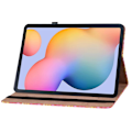 Miniatyrbild 4 av 6: Samsung Galaxy Tab S6 Lite Fodral Vävd Textur Rosa/Gul