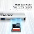 Miniatyrbild 2 av 6: ESSAGER USB-C Hub 60W PD 7-Port Grå