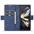 Miniatyrbild 2 av 6: LC.IMEEKE Galaxy Z Fold 5 Fodral RFID Läder Blå
