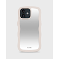 Miniatyrbild 1 av 4: holdit iPhone 12/12 Pro Skal Wavy Light Beige Mirror
