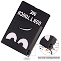 Miniatyrbild 6 av 6: Galaxy Tab S9 FE Plus Fodral Tri-Fold Läder Dont Touch