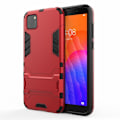 Miniatyrbild 1 av 5: Huawei Y5p - Hybrid Skal med Kickstand - Röd Red Röd