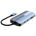 Miniatyrbild 4 av 6: 7in1 100W USB-C Dockningsstation VGA/USB-C/USB 3.0 Blå