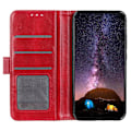 Miniatyrbild 2 av 6: Samsung Galaxy A36 5G/A56 5G Fodral Crazy Horse Läder Röd