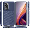 Miniatyrbild 2 av 6: Motorola Edge 30 Pro Skal Twill Textur Blå