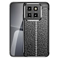 Miniatyrbild 1 av 6: Xiaomi 14 Skal Litchi Läder Textur Svart