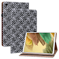 Miniatyrbild 1 av 6: Samsung Galaxy Tab A7 Lite (2021) Fodral Vävd Textur Svart