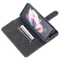Miniatyrbild 5 av 6: AZNS Galaxy Z Fold 5 Fodral Läder Svart