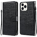 Miniatyrbild 1 av 6: iPhone 13 Pro Max - Klassiskt Solid Läder Fodral - Svart