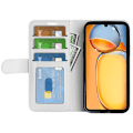 Miniatyrbild 2 av 6: Xiaomi Redmi 13C 4G Fodral Crazy Horse Läder Vit