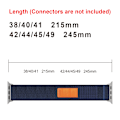 Miniatyrbild 4 av 6: Apple Watch 38/40/41 mm Armband Nylon Trail Loop Midnight Blue