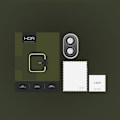 Miniatyrbild 4 av 4: HOFI iPhone 16 / 16 Plus Linsskydd CamRing Pro+ Svart