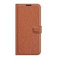 Miniatyrbild 2 av 6: Samsung Galaxy A04s / A13 5G Fodral Litchi Läder Brun