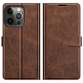Miniatyrbild 2 av 7: iPhone 13 Pro Max Fodral Solid Läder Brun Brun