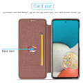 Miniatyrbild 6 av 6: LC.IMEEKE Samsung Galaxy A53 5G Fodral Retro Flip Brun