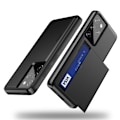 Miniatyrbild 3 av 5: Samsung Galaxy S21 Ultra - Hybrid Skal Med Kortfack - Svart Black Svart