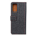 Miniatyrbild 4 av 5: Samsung Galaxy A72 - Litchi Läder Fodral - Svart Black Svart