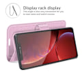 Miniatyrbild 3 av 6: iPhone 13 Pro - Litchi Läder Fodral - Ljus Rosa