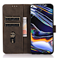 Miniatyrbild 2 av 6: KHAZNEH Xiaomi Redmi 10 5G Fodral Retro Läder Brun