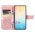Miniatyrbild 2 av 5: Samsung Galaxy S24 Plus Fodral Big Butterfly Roséguld