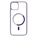 Miniatyrbild 3 av 6: ColorPop iPhone 14 Skal CH MagSafe Transparent/Lila