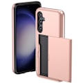 Miniatyrbild 2 av 6: Samsung Galaxy A55 5G Skal Hybrid Med Kortfack Roséguld