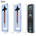 iPhone 12 Pro Max 2-PACK Skärmskydd Heltäckande Härdat Glas