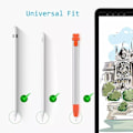 Miniatyrbild 5 av 5: Apple Pencil 1/2 Metall Utbytesspets / Replacement Tip Vit