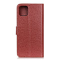 Miniatyrbild 3 av 5: iPhone 11 Pro Max - Plånboksfodral Litchi - Brun Brown Brun