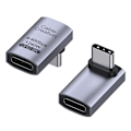 Miniatyrbild 1 av 6: CableCreation USB-C Hona - USB-C Hane Adapter Grå
