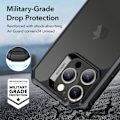 Miniatyrbild 3 av 6: ESR iPhone 15 Pro Skal Air Armor Frostad Frostad Svart