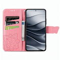 Miniatyrbild 2 av 6: Xiaomi Redmi Note 14 5G Fodral Läder Fjäril Tryck Rosa