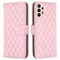 Miniatyrbild 1 av 6: Samsung Galaxy A04s / A13 4G/5G Fodral Diamond Läder Ljus  Rosa