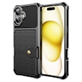 Miniatyrbild 2 av 5: iPhone 16 Plus Skal Med Kortfack Svart