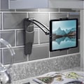 Miniatyrbild 2 av 6: DESIRE2 Tablet-hållare 2-i-1 XL Vägg och Bärbar upp till 12,9" Svart
